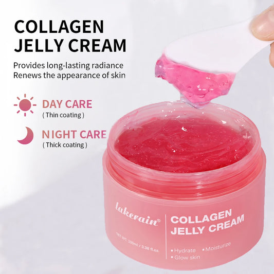 Lakerain Collagen Jelly Face Cream – Niacinamide Moisturizer for Firming & Glowing Skin