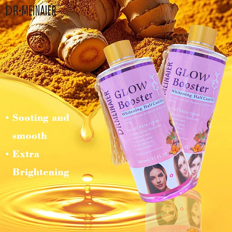 Glow Booster Body Brightening Massage Oil – Arbutin & Kojic Acid Skin Tone Corrector