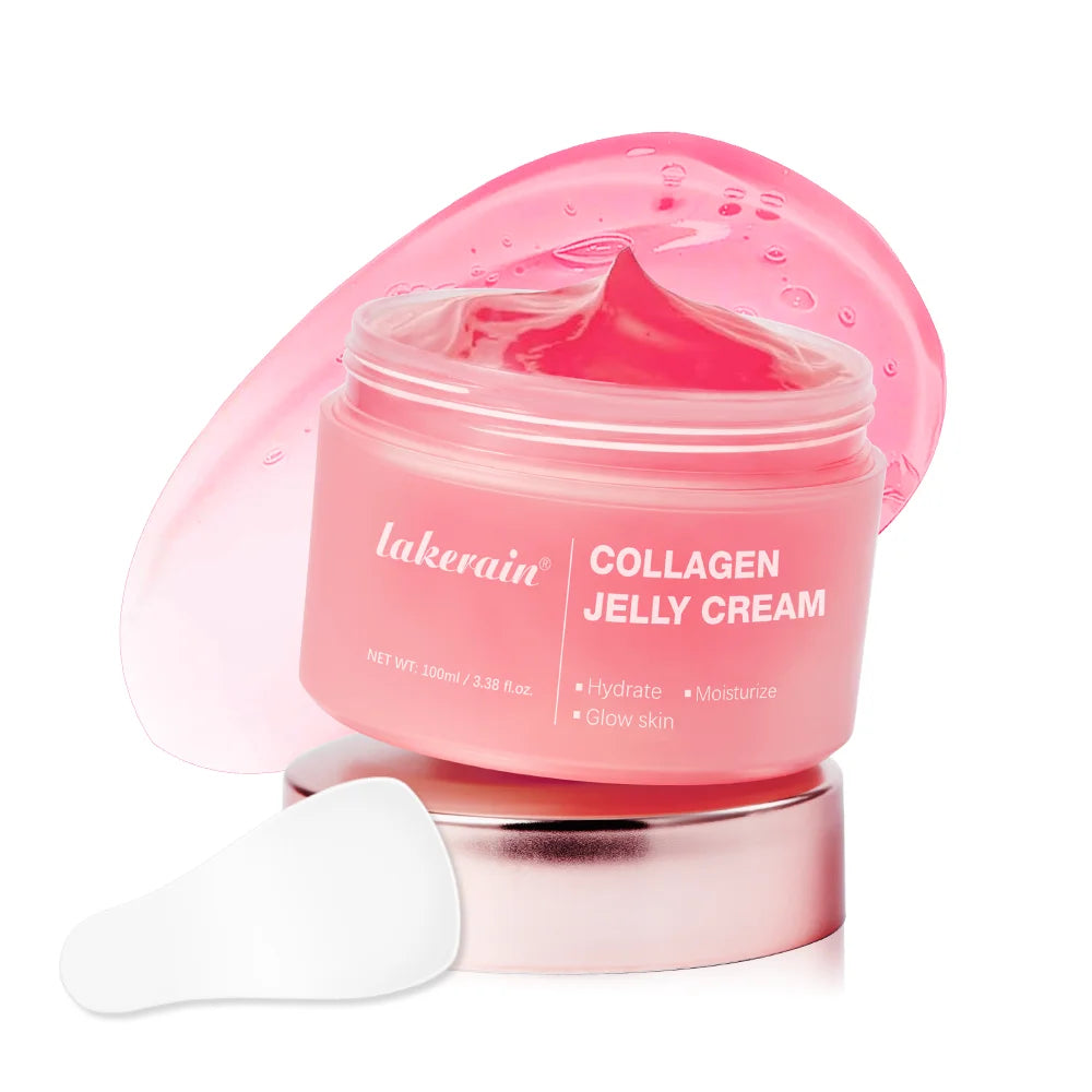 Lakerain Collagen Jelly Face Cream – Niacinamide Moisturizer for Firming & Glowing Skin