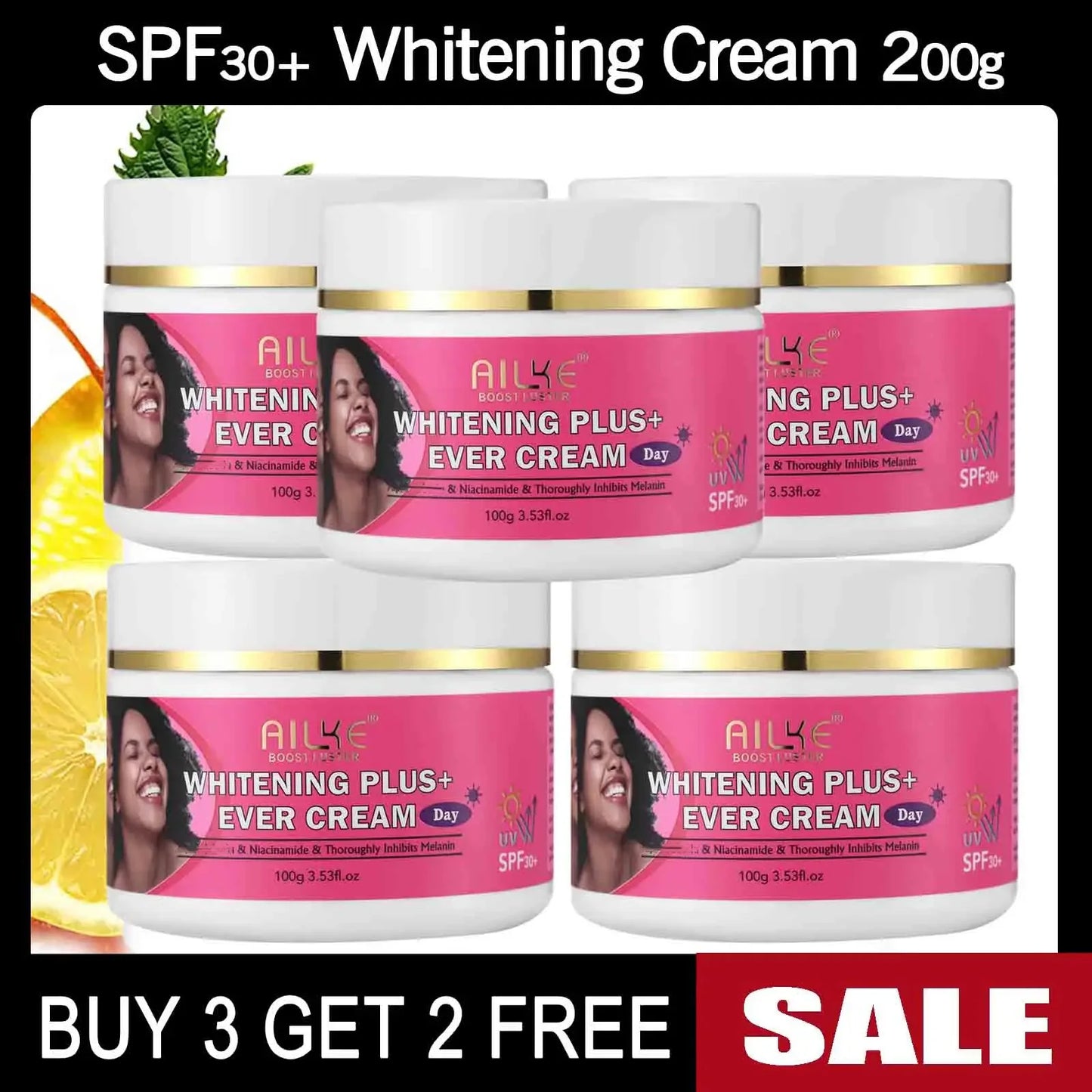 AILKE Whitening & Brightening Skin Care Set – Dark Spots, Acne & Glow